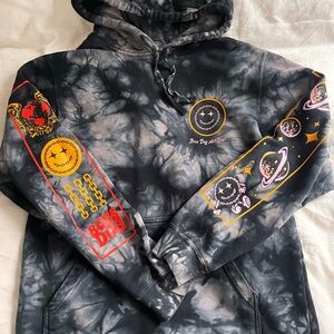 Tie-Dye Graphic Hoodie